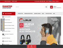 Tablet Screenshot of guantexindustrial.com.ar